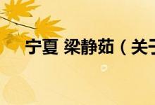 寧夏 梁靜茹（關(guān)于寧夏 梁靜茹的介紹）