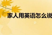 家人用英語怎么說（家人用英語怎么說）
