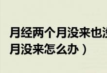 月經兩個月沒來也沒懷孕吃什么藥（月經兩個月沒來怎么辦）