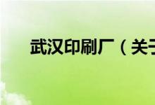 武漢印刷廠（關于武漢印刷廠的介紹）