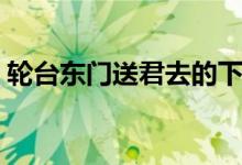 輪臺東門送君去的下一句（輪臺東門送君去）