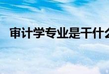 審計(jì)學(xué)專業(yè)是干什么的（就業(yè)方向有哪些）