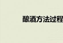 釀酒方法過程視頻（釀酒方法）