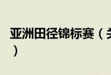 亞洲田徑錦標賽（關(guān)于亞洲田徑錦標賽的介紹）
