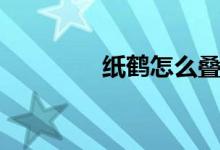 紙鶴怎么疊（紙鶴怎么疊）