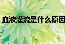 血液灌流是什么原因（血液灌流是什么意思）