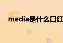 media是什么口紅（media是什么意思）