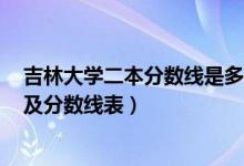 吉林大學(xué)二本分?jǐn)?shù)線是多少2019（2022吉林二本大學(xué)排名及分?jǐn)?shù)線表）