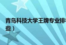 青島科技大學(xué)王牌專(zhuān)業(yè)排行榜（青島科技大學(xué)王牌專(zhuān)業(yè)有哪些）