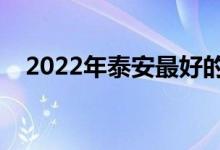 2022年泰安最好的大學(xué)（最新院校名單）