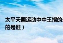 太平天國運(yùn)動(dòng)中中王指的是誰（太平天國運(yùn)動(dòng)中被封為西王的是誰）