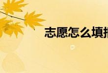 志愿怎么填報（步驟有哪些）