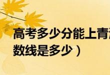 高考多少分能上青海師范大學(2020錄取分數(shù)線是多少)