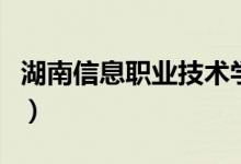 湖南信息職業(yè)技術(shù)學(xué)院怎么樣（全國(guó)排名第幾）