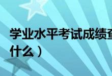學(xué)業(yè)水平考試成績查詢?nèi)肟冢〞?huì)考成績要求是什么）