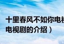 十里春風不如你電視?。P(guān)于十里春風不如你電視劇的介紹）