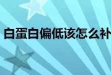 白蛋白偏低該怎么補（白蛋白偏低該怎么辦）