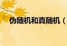 偽隨機(jī)和真隨機(jī)（偽隨機(jī)和真隨機(jī)區(qū)別）
