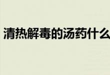 清熱解毒的湯藥什么時(shí)候喝（清熱解毒的湯）