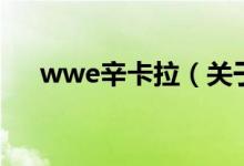 wwe辛卡拉（關(guān)于wwe辛卡拉的介紹）