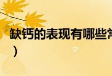 缺鈣的表現(xiàn)有哪些常見(jiàn)的（缺鈣的表現(xiàn)有哪些）