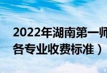 2022年湖南第一師范學(xué)院學(xué)費多少錢（一年各專業(yè)收費標(biāo)準(zhǔn)）