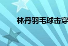 林丹羽毛球擊穿木板（林丹哪里人）