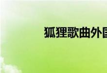 狐貍歌曲外國(guó)的（狐貍歌曲）