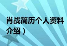 肖戰(zhàn)簡歷個人資料（關于肖戰(zhàn)簡歷個人資料的介紹）