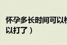 懷孕多長(zhǎng)時(shí)間可以檢測(cè)出來(lái)（懷孕多長(zhǎng)時(shí)間可以打了）