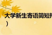 大學新生寄語簡短押韻祝詞（新生開學祝福語）