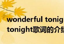 wonderful tonight歌詞（關于wonderful tonight歌詞的介紹）