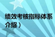 績效考核指標體系（關(guān)于績效考核指標體系的介紹）
