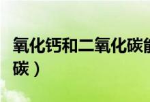 氧化鈣和二氧化碳能反應(yīng)嗎（氧化鈣和二氧化碳）