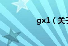 gx1（關于gx1的介紹）